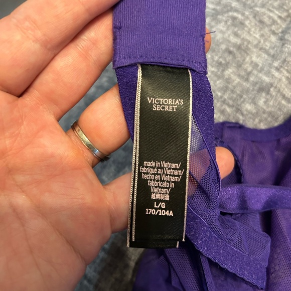 Victoria’s Secret Teddy. Purple in color. Size L. - Picture 4 of 4